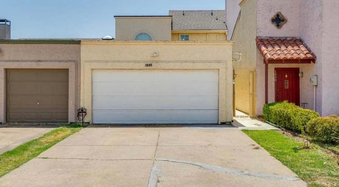Home exterior before professional repaint